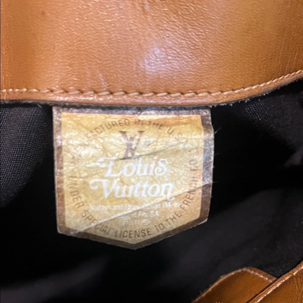 Louis Vuitton Vintage Brown Monogram Tote Bucket Bag - Picture 12 of 17